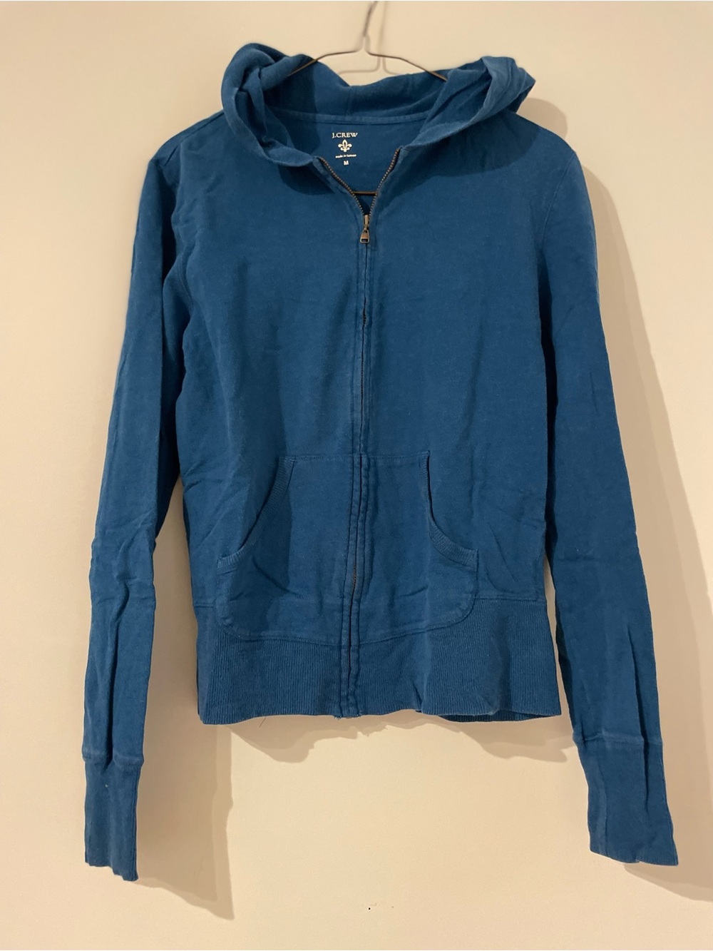 J Crew Blue Women's Hooded Top